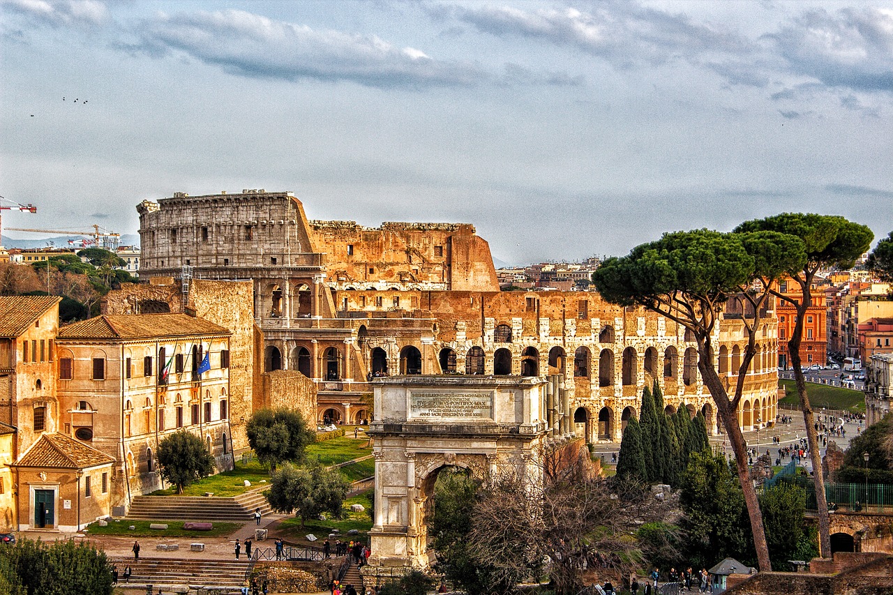 Koloseum a nádherné centrum Říma