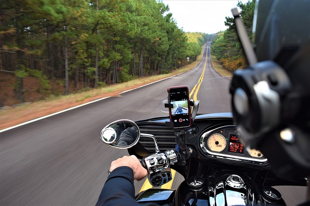 řízení motorky
